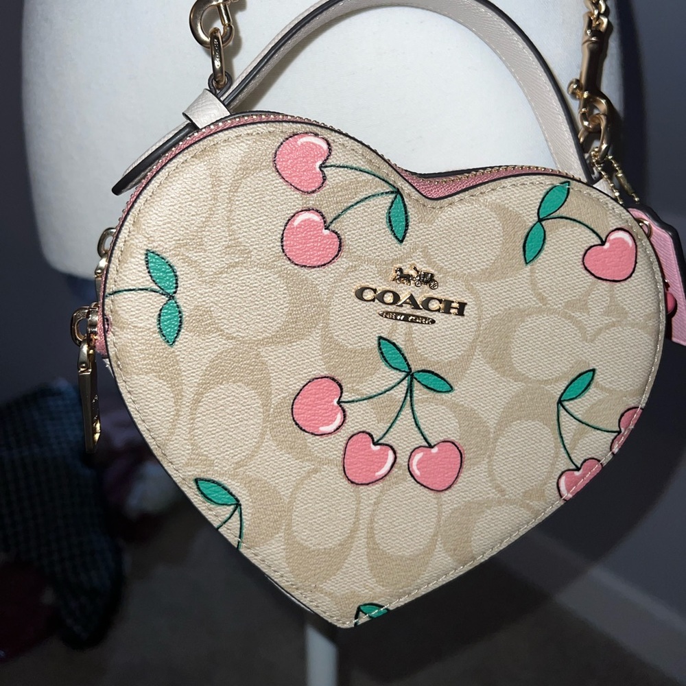 Coach Heart Shoulder Bag